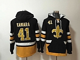 Nike Saints 41 Alvin Kamara Black All Stitched Hooded Sweatshirt,baseball caps,new era cap wholesale,wholesale hats